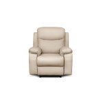 Fauteuil de relaxation électrique bona en tissu imitation cuir - beige Fauteuil de relaxation électrique bona en tissu imitation cuir - beige