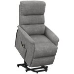 Fauteuil releveur �lectrique - homcom - repose - pied - dossier inclinable - t�l�commande pochette - ...