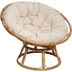 Fauteuil en rotin - paris prix - seram - chic & confortable - naturel & beige