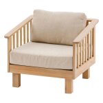Fauteuil de salon de jardin xenia acacia - hesp�ride