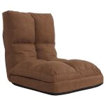 Fauteuil - lit pliable - no name - hwc - n45 - velours - marron - 1 place Fauteuil - lit pliable - no name - hwc - n45 - velours - marron - 1 place