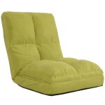 Fauteuil - lit pliable - no name - hwc - n45 - velours vert - dossier rglable - 1 place