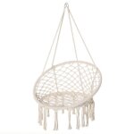 Outsunny - hamac - coton - 80x80x42cm - beige