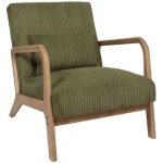 Fauteuil en velours ctel scott
