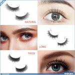 Faux cils - v geby - auto - adhésifs réutilisables - imperméables - sans colle - naturels Faux cils - v geby - auto - adhésifs réutilisables - imperméables - sans colle - naturels
