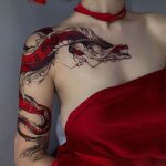 Faux dragon manches autocollants de tatouage adultes pour femmes temporaire longue durée temp réaliste ... Faux dragon manches autocollants de tatouage adultes pour femmes temporaire longue durée temp réaliste ...