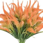 Faux fleurs artificielles 6 paquets de plantes à feuillage de verdure en faux plastique arbustes pour ... Faux fleurs artificielles 6 paquets de plantes à feuillage de verdure en faux plastique arbustes pour ...