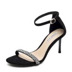 Femme chaussures f�es talons hauts �t� nouvelle mode sauvage mot creux boucle sandales ouvertes � talons ...