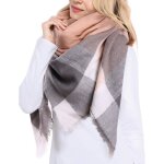 Femme Écharpe foulard long chaude vogue en automne / hiver cape souple confortable - rose Femme Écharpe foulard long chaude vogue en automne / hiver cape souple confortable - rose