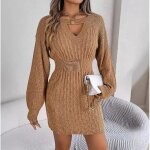 Femmes hiver automne moulante côtelée robe 2021 nouveau lh1117pdrss03bgs kaki Femmes hiver automne moulante côtelée robe 2021 nouveau lh1117pdrss03bgs kaki