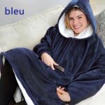 Femmes hommes huggle hoodie couverture 120 cm manches longues en peluche lazy tv pull en plein air robe ... Femmes hommes huggle hoodie couverture 120 cm manches longues en peluche lazy tv pull en plein air robe ...