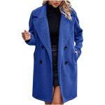 Femme manteaux en mlange  double boutonnage manteau femme hiver manteau longues en laine cardigan ...