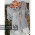 Femmes solid button casual point volant�e � chemise en manches courtes mousseline de soie haut chemisier ...