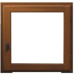 Fenetre bois 1 vantail h60 cm x l60 cm c�te tableau tirant gauche