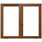 Fenetre bois 2 vantaux h115 x l100 cm c�te tableau