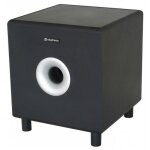 Caisson de basse amplifi - skytronic - shfs10b - 200w max - 25 cm - bass reflex design