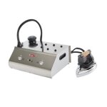 Fer  repasser - lelit - ps325 - 800 w - semelle en acier inoxydable - 55 bar de pression vapeur