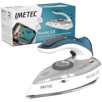 Fer � repasser voyage - imetec - nuvola 2. 0 - 1000 watts - semelle acier inoxydable - trousse voyage ...