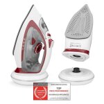 Fer � repasser vapeur sans fil - tzs first austria - 2400w - r�servoir 450ml - semelle c�ramique - rouge ...