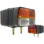 Feu double avant + arrière - oc pro - signalisation pour tracteurs - entraxe de fixation 55 mm - rouge ... Feu double avant + arrière - oc pro - signalisation pour tracteurs - entraxe de fixation 55 mm - rouge ...