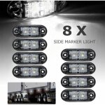 Feux latéraux de camion 8 pièces indicateurs latéraux led feux de gabarit feux latéraux avant et arrière ... Feux latéraux de camion 8 pièces indicateurs latéraux led feux de gabarit feux latéraux avant et arrière ...