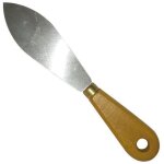 Feuille laurier - savy -  mastiquer - acier tremp - manche en bois naturel - flexible