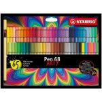 Feutre de coloriage - stabilo - pen 68 arty - Étui de 65 - pointe ogive - encre à base deau Feutre de coloriage - stabilo - pen 68 arty - Étui de 65 - pointe ogive - encre à base deau