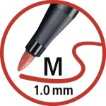 Feutre de coloriage - stabilo - pen 68 - �tui carton 24 couleurs - pointe ogive 1 mm - encre � base deau ...