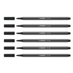 Feutre de dessin - stabilo - pen 68 - lot de 6 - pointe moyenne 1 mm - couleur noir Feutre de dessin - stabilo - pen 68 - lot de 6 - pointe moyenne 1 mm - couleur noir