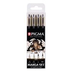 Feutres fins - sakura - pigma micron - set de 4 - s�pia - r�sistant � la lumi�re
