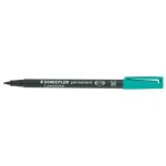 Feutre lumocolor permanent 10 vert - staedtler - feutre - pointe superfine 10 mm - indlbile - fine