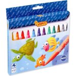 Feutres - maxi - 12 couleurs - pointe large - mixte - a partir de 3 ans