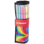Feutre - stabilo - pen 68 - lot de 25 - pointe 10 mm - multicolore