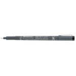 Feutre pigment liner 01 noir - staedtler - feutre  pointe calibre - 01 mm - indlbile - fine