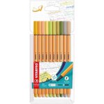 Feutre - stabilo - point 88 - pointe fine - �tui de 10 - nouvelles couleurs