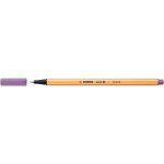 Feutre � pointe fine - stabilo - point 88 - mauve glycine - 04 mm - r�sistance au s�chage