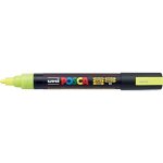 Feutres posca - pc - 5m - jaune - lot de 6 - encre  base deau - pointe de balle - 18 - 25 mm