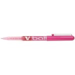 Feutre roller v - ball 05 - pilot - rose - encre liquide � niveau visible - pointe fine - mixte