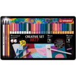 Coffret de feutres - stabilo - arty - pen 68 - pen 68 brush - point 88 - multicolore