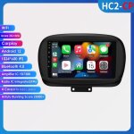 Pour fiat 500x 2014 - 2018 2019 2020 android autoradio st�r�o 2din navigation gps multim�dia lecteur ...