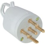 Fiche 3p + n + t en plastique 20a 400v - legrand - 055637