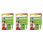 Fiches bristol - oxford - lot de 3 paquets - 32 feuilles - 105x148 cm - petits carreaux - 5x5