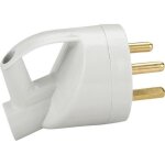 Fiche �lectrique - legrand - fiche m�le �tanche 2p + t 20a - plastique - asym�trique - int�rieur