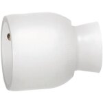 Fiche femelle � sortie droite - 2 phases + terre - blanc