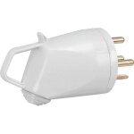 Fiche m�le 3p + n + t 20a gris - legrand - fiche �lectrique - asym�trique - int�rieur