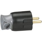 Fiche lectrique - legrand - 2p + t 16 a - noir - orientation cble 360 - vendu  lunit