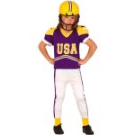 D�guisement - joueur de football am�ricain - violet - taille 7 ans - costume original