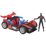 Figurine 10 cm miles morales bolide de course remix marvel spider - man venomversus epic world of action ...