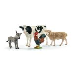 Figurines 4 animaux de la ferme coffret de 4 animaux schleich 42385 farm world dès 3 ans Figurines 4 animaux de la ferme coffret de 4 animaux schleich 42385 farm world dès 3 ans