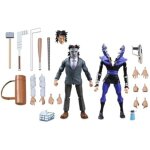 Figurines action - neca - pack 2 casey jones et soldat - 18 cm - multicolore - � partir de 6 ans
